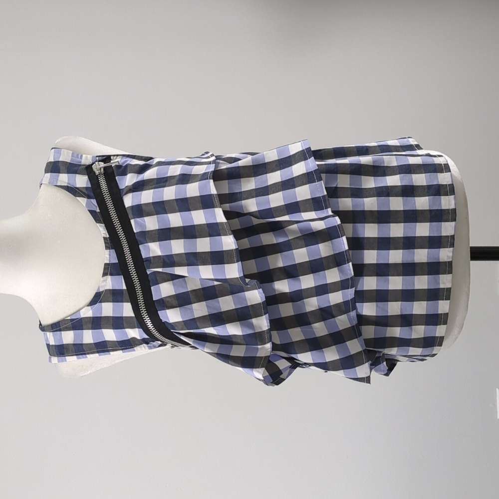 Vintage JC de Castelbajac Sleeveless Checkered Blouse